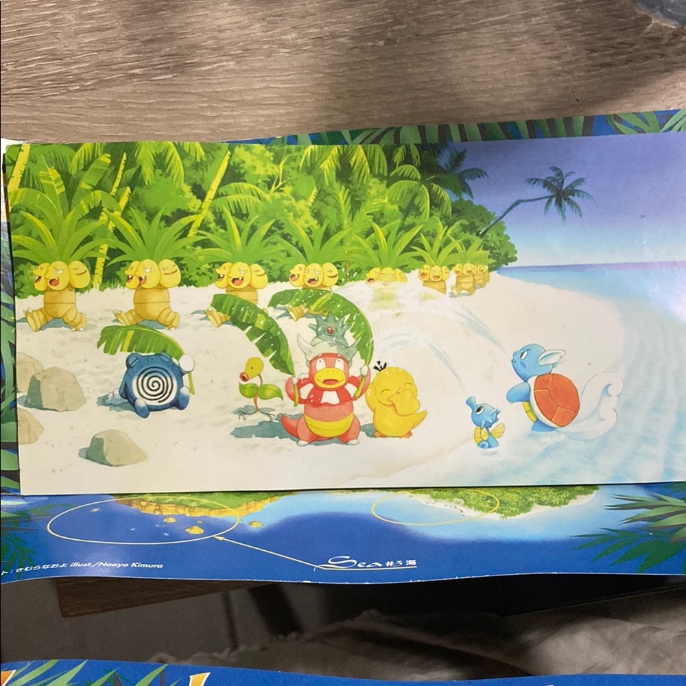 Southern Island Beach Postcard Japanese Pokemon